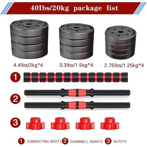 Adjustable-Dumbbells-Sets, Free Weights-Dumbbells Set of 2 C