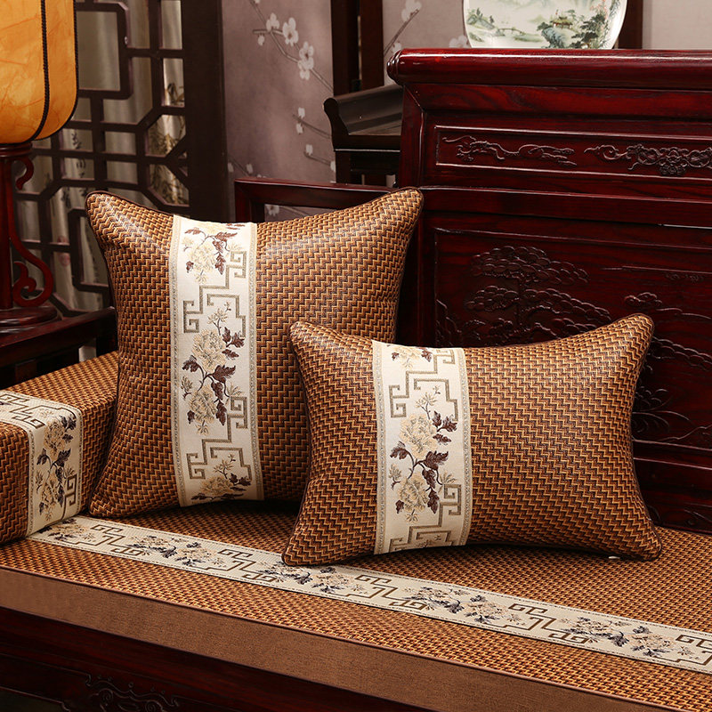 红木沙发坐垫夏季凉席中式实木家具竹藤垫茶室家用圈椅子藤垫防滑,居家布艺,沙发垫,淘宝优惠券,粉丝福利购,淘宝优惠卷