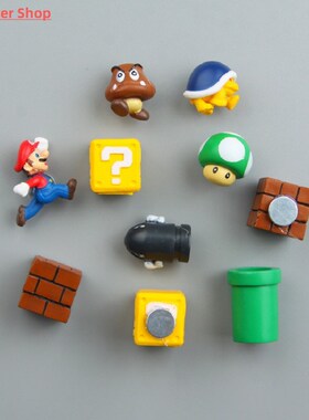 10pcs 3D refrigerator magnet message sticker funny childhood