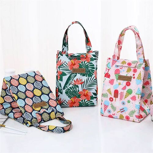 Inulated Thermal Cooler Bag Lunch bag Food Drink Storage Lea
