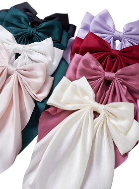 Red bow tie hairpin female Headband hair accessories clip