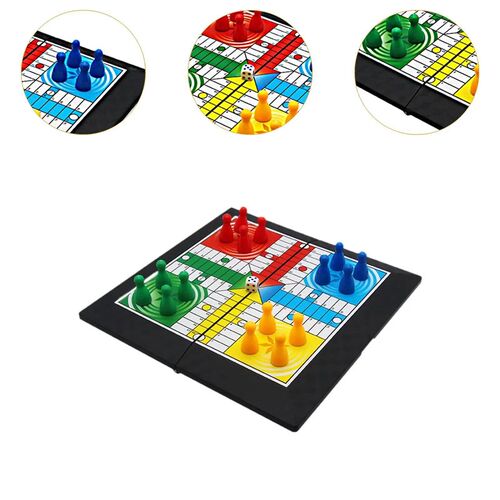 Ludo Game Set Strategy Game Parent Child Interaction with Fo