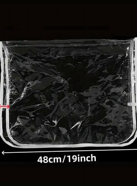 1/3/5pcs chair back cover plastic transparent salon chair ba