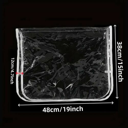 1/3/5pcs chair back cover plastic transparent salon chair ba