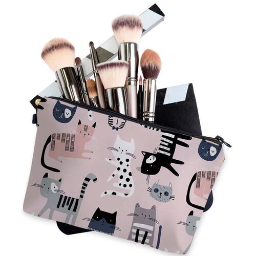 Deanfun Colorful Pretty Cosmetic Bag 3D Printed Waterproof M