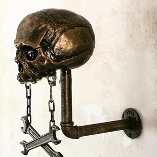 skeletons Ghost Halloween壁挂 horror detachable heads hang