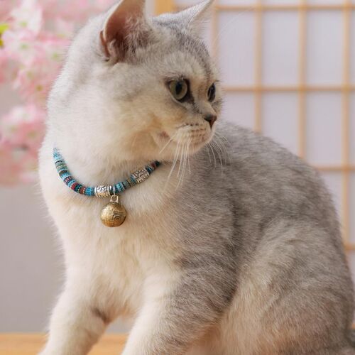 Pet dog collar cat collar bell necklace accessories项圈猫0