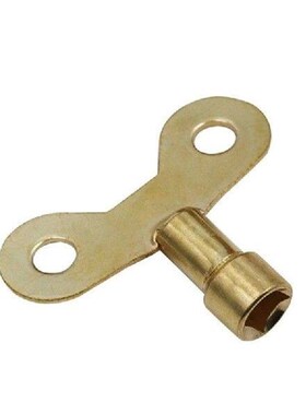 Radiator Plumbing Bleed Bleeding Key Solid Brass Radiator