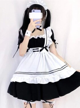 2024 6pcs Set Cute Maid Costume Cosplay Hand GameRed Wine Sw