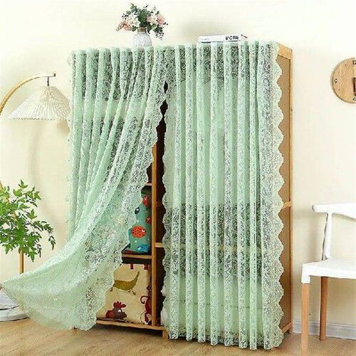 Lace Cabinet Curtain Bedroom Privacy Partition Window