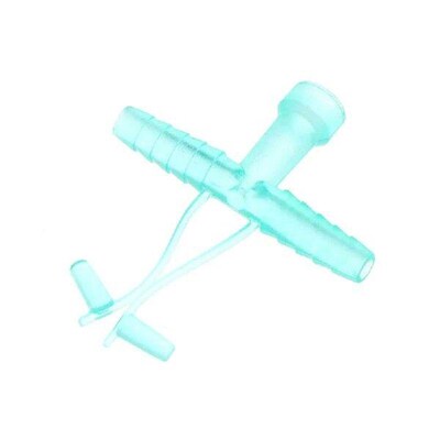 Oxygen Tube Three-way Valve Nasal Cannula Tee Connector