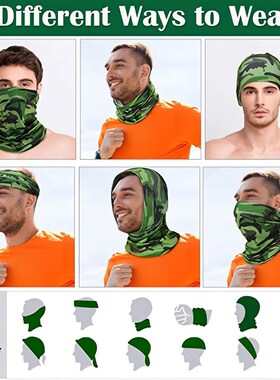 Outdoor UV Protection bandana Scarf Neck Warmer Multifunctio