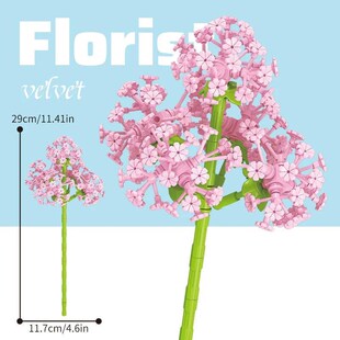 Building block bouquet simulation of flowers female gift ass