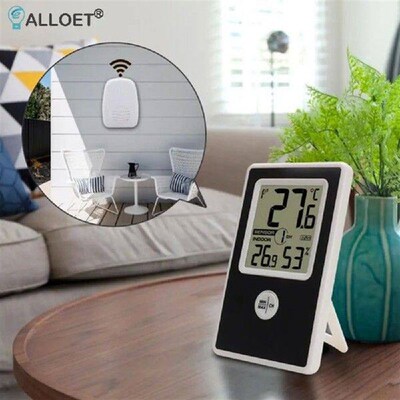 Digital Temperature Sensor Humidity Meter LCD Display