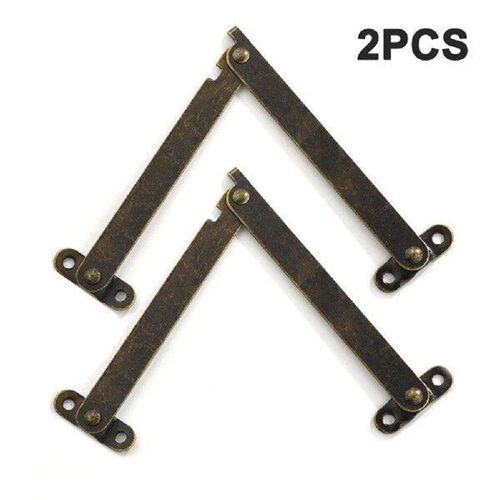 Decorative Antique Bronze Iron hinge, Metal Lid Support