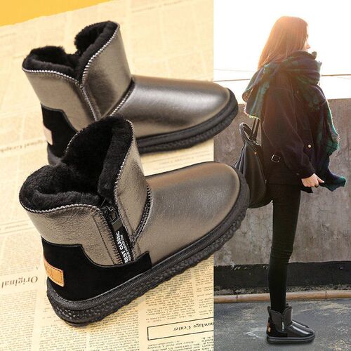 Snow Boots Womens 2022 New Plus Velvet Thick Ankel Waterpro