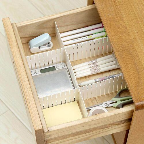 Drawer Organizer Partition Panels, Plastic Dividers, Customi