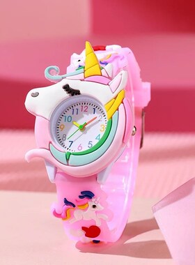 Carton Silicone Gift Watch for Boys and Girls Cute Colorful