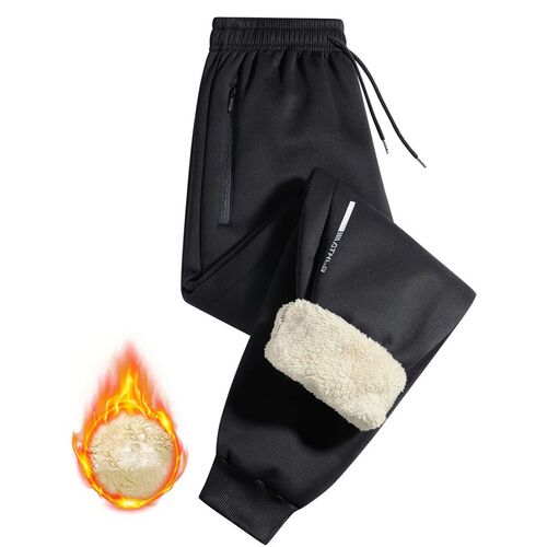 Mens autumn and winter drawstring printed detail pocket plu