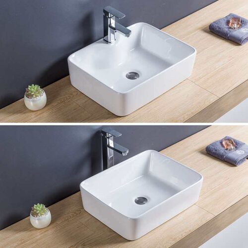 Ceramic table basin small size balcony table wash basin squa