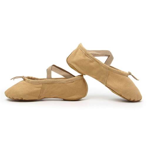 Flat Girls Ballet Shoes  Black Pink Soft Ballet Belly Gym Yo