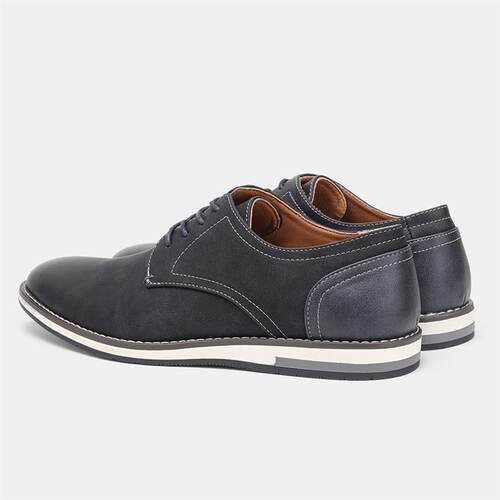 Men Big Size Casual Breathable Leather Shoes 大尺码男士休闲