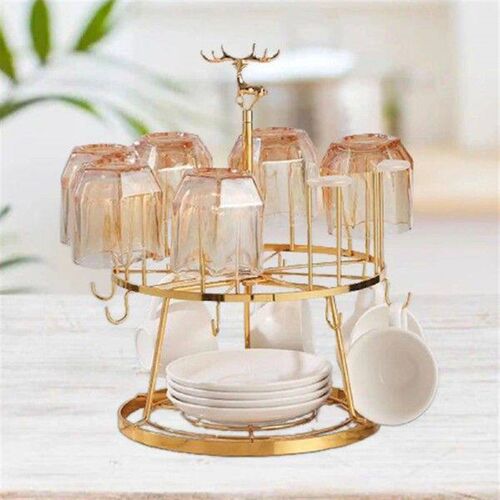 8 Cup Drying Rack Stand Mugs Cups Organizer Mug Draining