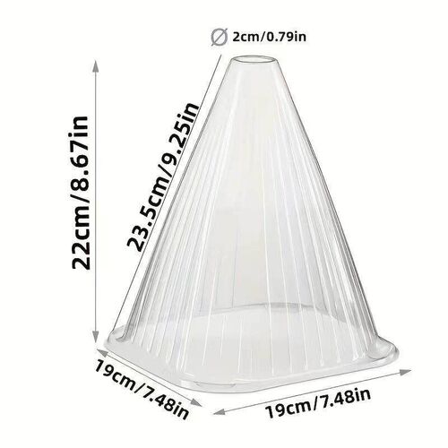 Reusable Square Use Plant Bell Cover Protects Plants from