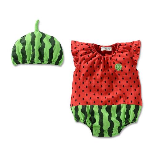 Thin Summer Baby troangle Clothes Cotton Cartoon Animal Inse