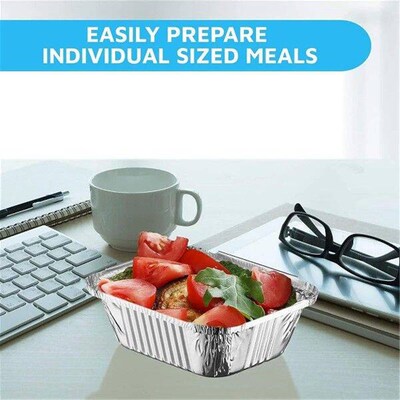 SPOR Disposable Takeaway Pan with Transparent Lid,
