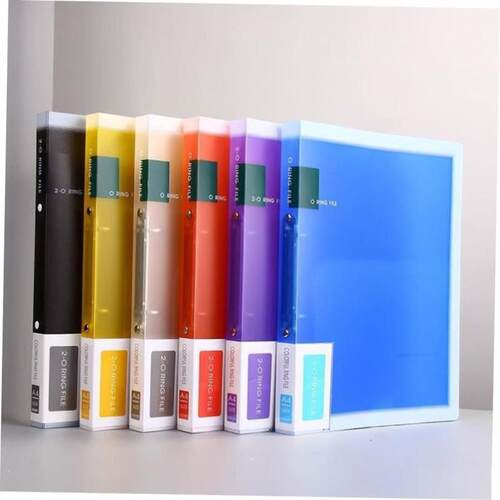 punched folder A4 paper 3 hole binder ring file活页文件夹