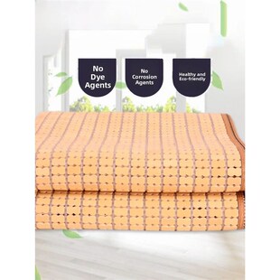 Carbonized Bamboo Ch Mat Ice Silk Cooling Bedding .5 Bed Sin
