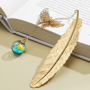 Metal feather bookmark Gifts for teacher lady Gift Christmas