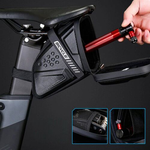 Bike Saddle Bag Seat Bag Bike Bag Under Seat 1L Bicycle Bag