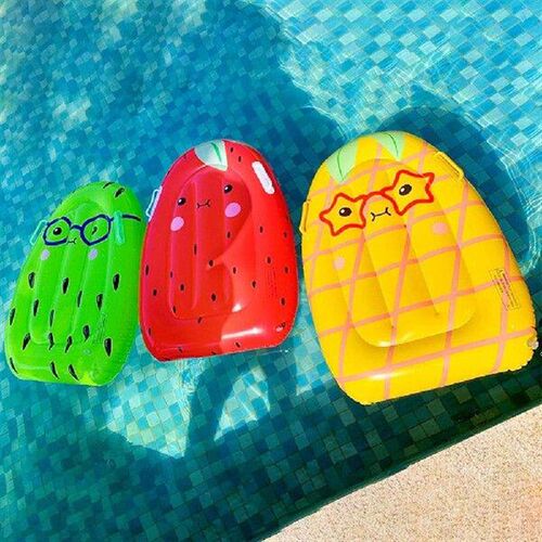 Childrens Inflatable Floating Row Color Unicorn Fruit