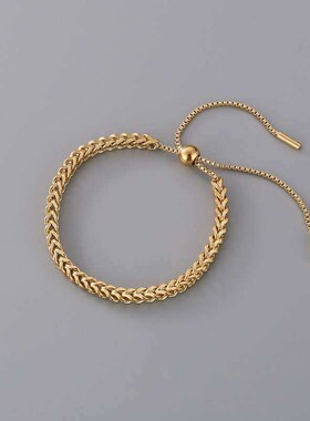 Transfer pull-pull woven titanium steel brlet ins niche desi
