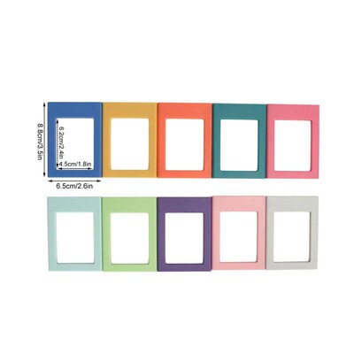 10Pcs 3 Inch Refrigerator Magnets Picture Frames Fridge Magn