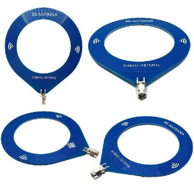 Small Ring BB Antenna 9.9khz-181mhz SMA Interface Radio