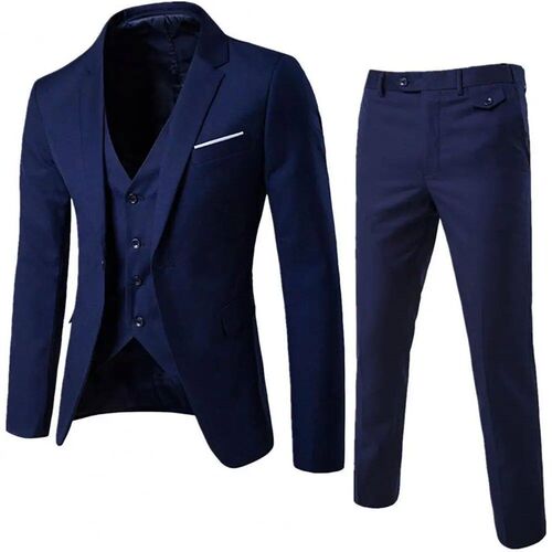 1 Set Blazer Vest Pants Set Wedding Suits Party Stage Mens