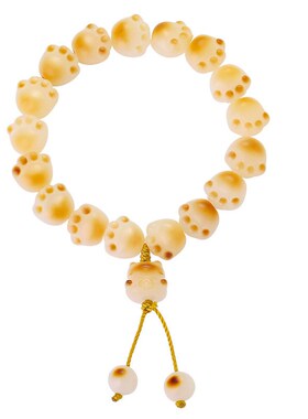 Charcoal Claw Cat Bodhi Root Brlet Female Natural White Jade