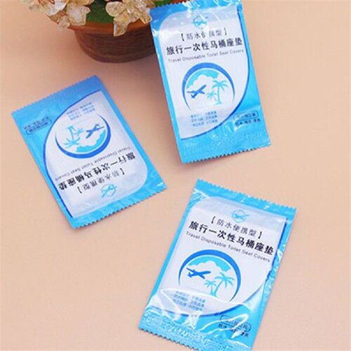 50Pcs Toilet Seat Cover Portable Disposable Travel Toilet