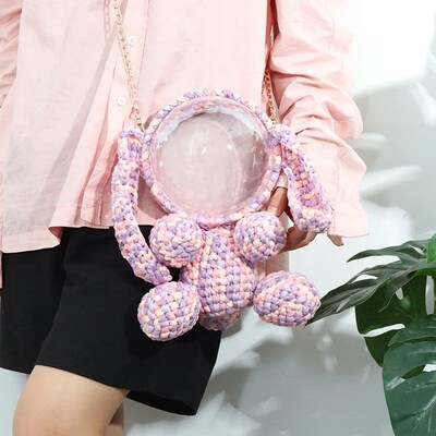 100g/ball 2cm Thick Cloth Yarn for Crochet Soft Colored Yarn