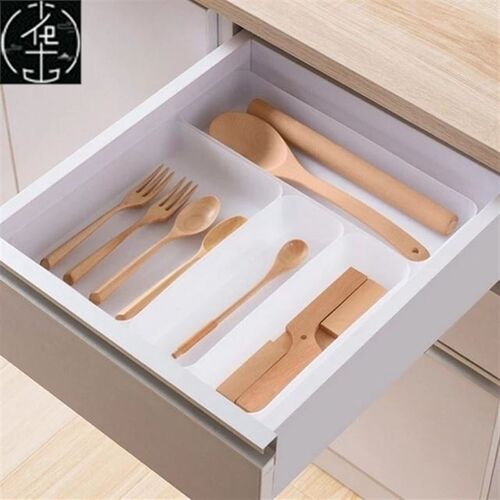 Drawer Organizer Storage Box Plastic Sundries Container Divi