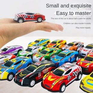 12pcs Alloy Racing Cars Model Toy Children Mini Iron Sheet C