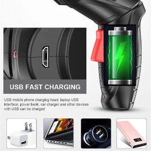3.6V Wireless Screwdriver Drill 50rpm Rechargeable Cordless