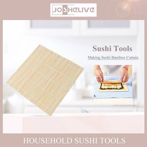 Kitchen Sushi Tool Bamboo Rolling Mat DIY Onigiri Rice Paddl