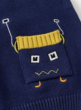 HoneyCherry Boys Woolen Vest ops, Baby Pullover Sweaters, N