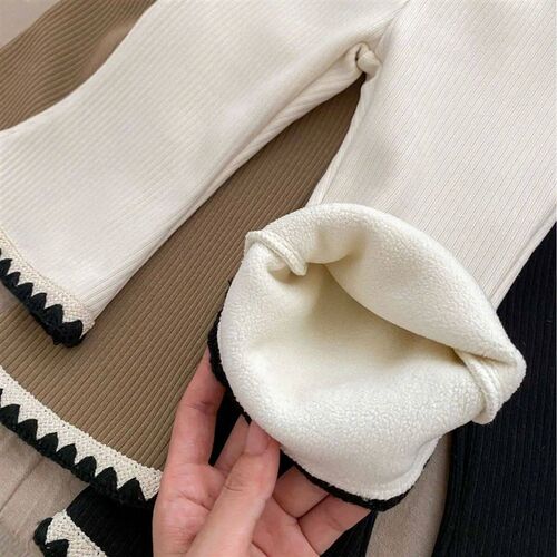 7972 Baby Pant 2023 Autumn and Winter New Girl Baby Plus Vel