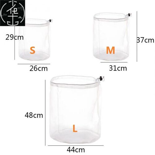 Drawstring Bra Underwear Socks Foldable Mesh Laundry Bag Hou