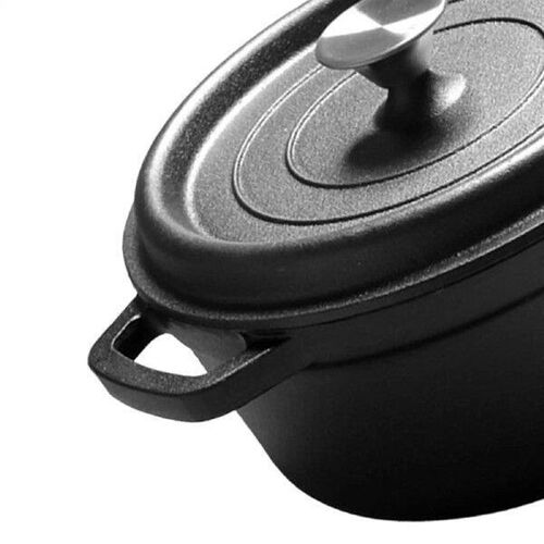 Cast Iron Dutch Oven Cookware with Lid for Bread Kitchen